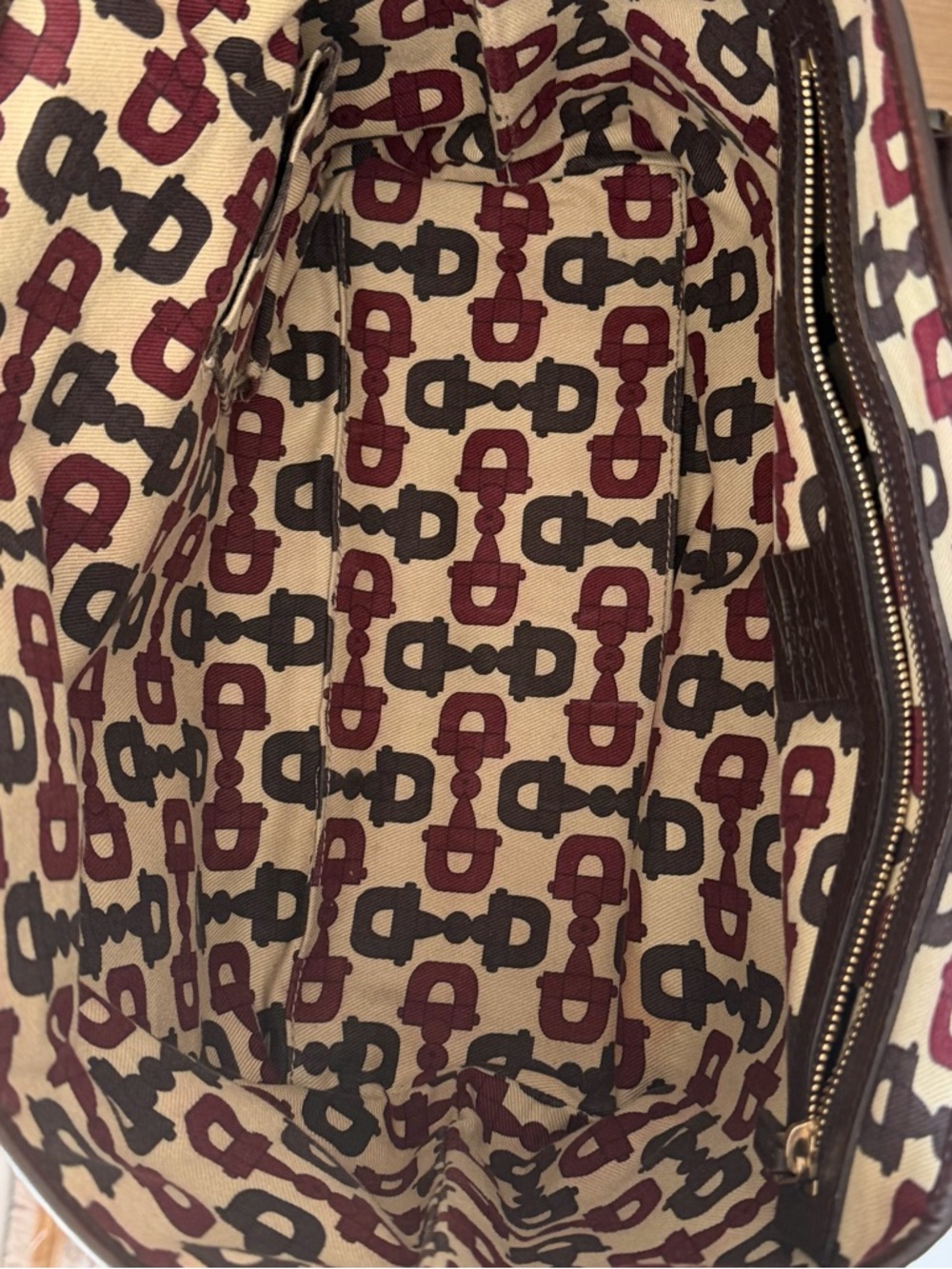 Gucci GG Supreme Jolicoeur Web Stripe Tote Bag Small Ophidia Style - Picture 11 of 15